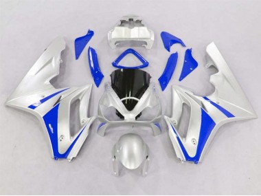 06-08 Silber & Blau Daytona 675 Motorrad Verkleidung