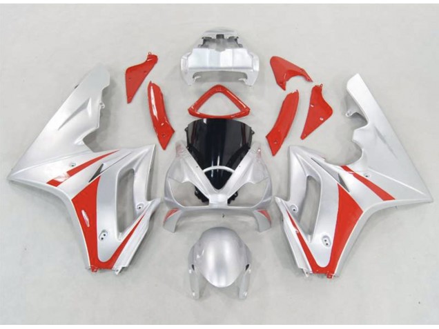 06-08 Silber & Rot Daytona 675 Motorrad Verkleidung 06-08 Silber & Rot Daytona 675 Motorrad Verkleidung