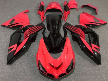 06-11 Helles Rot ZX14R Motorrad Verkleidung