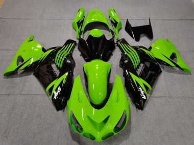 06-11 Limettengrün & Schwarz ZX14R Motorrad Verkleidung