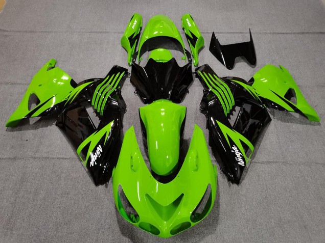 06-11 Limettengrün & Schwarz ZX14R Motorrad Verkleidung 06-11 Limettengrün & Schwarz ZX14R Motorrad Verkleidung