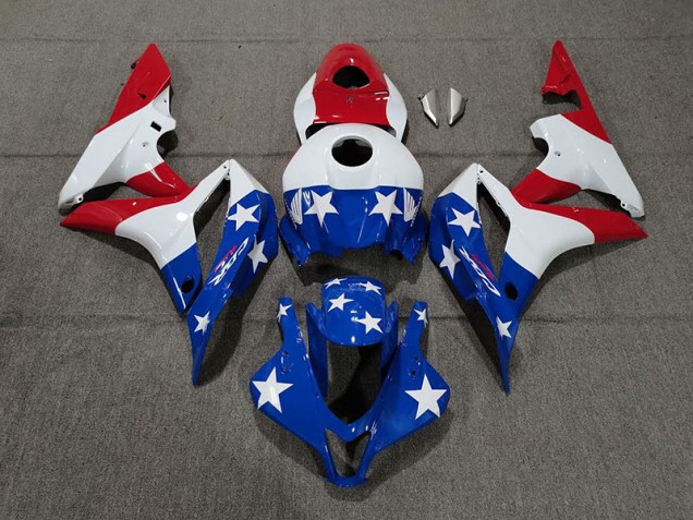 07-08 Amerikanische Flagge CBR600RR Motorrad Verkleidung 07-08 Amerikanische Flagge CBR600RR Motorrad Verkleidung