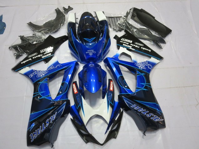 07-08 Blau & Schwarz Corona GSXR 1000 Motorrad Verkleidung 07-08 Blau & Schwarz Corona GSXR 1000 Motorrad Verkleidung