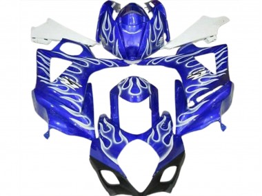 07-08 Blaue Flamme GSXR 1000 Motorrad Verkleidung