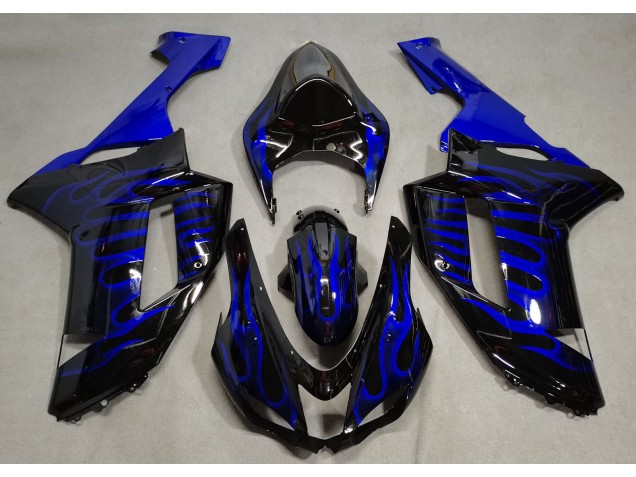 07-08 Blaue Flamme ZX6R Motorrad Verkleidung 07-08 Blaue Flamme ZX6R Motorrad Verkleidung