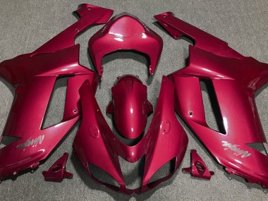07-08 Candy Rot ZX6R Motorrad Verkleidung