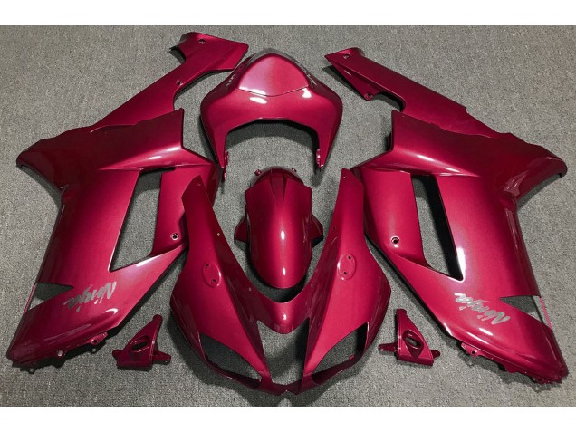 07-08 Candy Rot ZX6R Motorrad Verkleidung