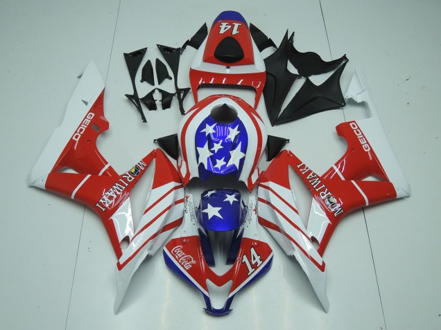 07-08 Geico 14 CBR600RR Motorrad Verkleidung 07-08 Geico 14 CBR600RR Motorrad Verkleidung