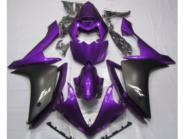 07-08 Glanz Lila & Schwarz R1 Motorrad Verkleidung