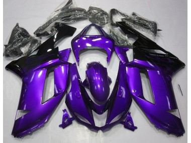 07-08 Glanz Lila & Schwarz ZX6R Motorrad Verkleidung