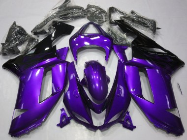 07-08 Glanz Lila & Schwarz ZX6R Motorrad Verkleidung