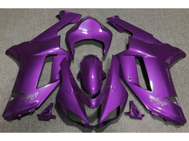 07-08 Glanz Lila ZX6R Motorrad Verkleidung 07-08 Glanz Lila ZX6R Motorrad Verkleidung