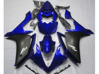 07-08 Glänzend Blau & Schwarz R1 Motorrad Verkleidung