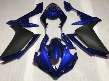 07-08 Glänzend Blau & Schwarz R1 Motorrad Verkleidung