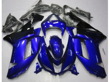07-08 Glänzend Blau & Schwarz ZX6R Motorrad Verkleidung