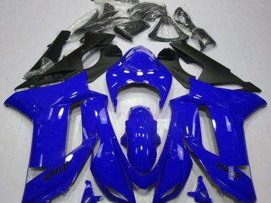 07-08 Glänzend Blau ZX6R Motorrad Verkleidung