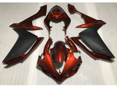 07-08 Glänzend Dunkelorange & Schwarz R1 Motorrad Verkleidung