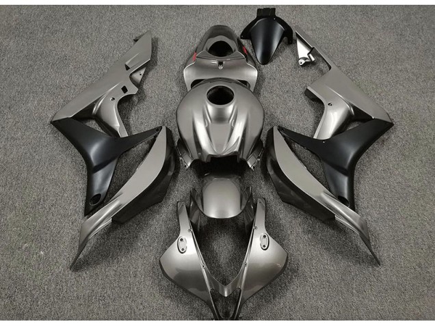 07-08 Glänzend Grau & Schwarz CBR600RR Motorrad Verkleidung