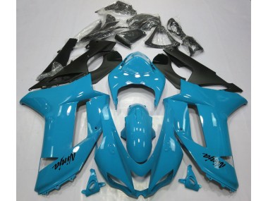 07-08 Glänzend Hellblau ZX6R Motorrad Verkleidung