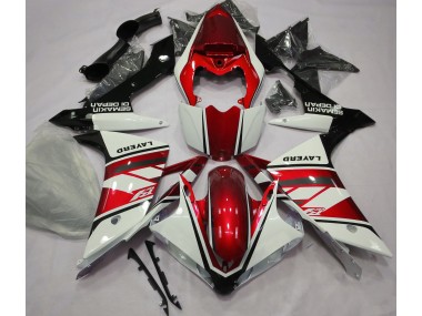 07-08 Glänzend Weiß & Rot R1 Motorrad Verkleidung