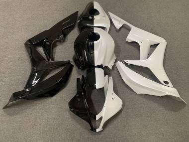 07-08 Glänzendes Schwarz/Weiß-Split CBR600RR Motorrad Verkleidung