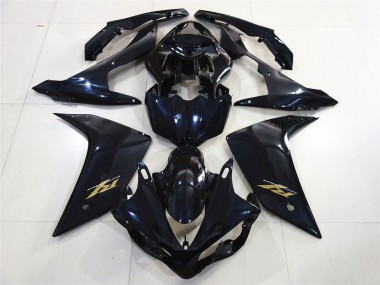 07-08 Glänzendes Schwarzes Gold R1 Motorrad Verkleidung