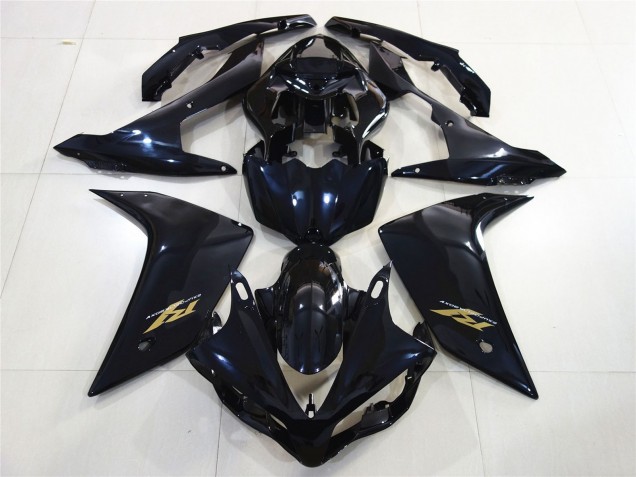 07-08 Glänzendes Schwarzes Gold R1 Motorrad Verkleidung