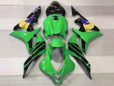 07-08 Grün & Blau Bull CBR600RR Motorrad Verkleidung