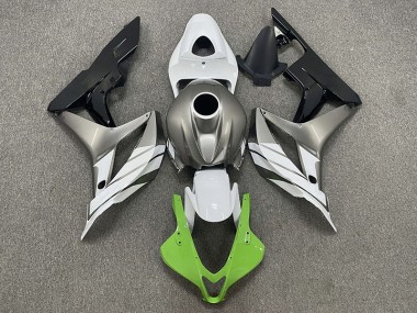07-08 Grün-Weiß & Grau CBR600RR Motorrad Verkleidung