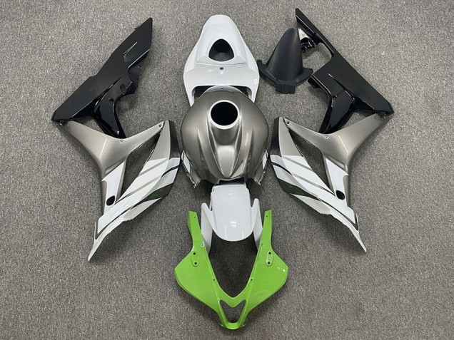 07-08 Grün-Weiß & Grau CBR600RR Motorrad Verkleidung