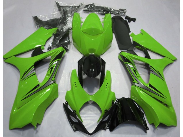 07-08 Grün OEM-Stil GSXR 1000 Motorrad Verkleidung