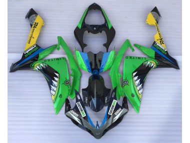 07-08 Grüner Hai R1 Motorrad Verkleidung