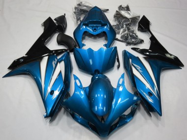 07-08 Hellblau Weiß & Schwarz R1 Motorrad Verkleidung