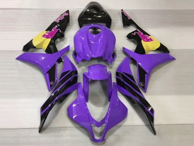 07-08 Lila & Rosa Stier CBR600RR Motorrad Verkleidung