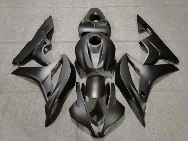 07-08 Matt Schwarz CBR600RR Motorrad Verkleidung