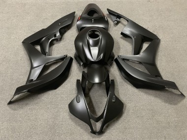07-08 Matt Schwarz CBR600RR Motorrad Verkleidung