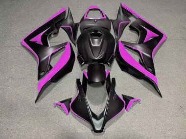 07-08 Matt Schwarz & Pink CBR600RR Motorrad Verkleidung