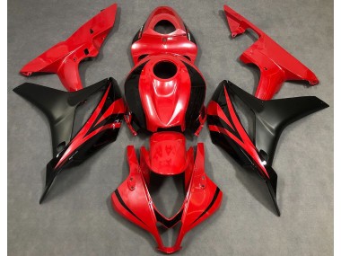 07-08 Perlrot & Schwarz CBR600RR Motorrad Verkleidung