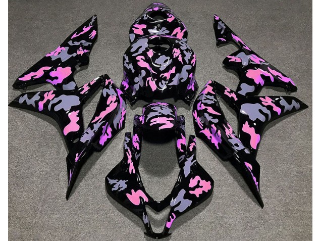 07-08 Rosa & Grau Tarnung CBR600RR Motorrad Verkleidung 07-08 Rosa & Grau Tarnung CBR600RR Motorrad Verkleidung