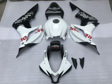 07-08 Weiß & Rot Glänzend Repsol CBR600RR Motorrad Verkleidung