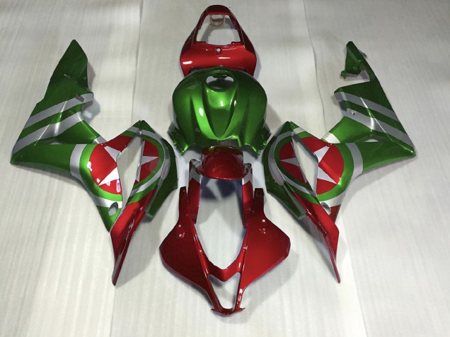 07-08 Rot & Grün Captain America CBR600RR Motorrad Verkleidung 07-08 Rot & Grün Captain America CBR600RR Motorrad Verkleidung