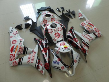 07-08 Weiß & Rot Nastro Azzurro CBR600RR Motorrad Verkleidung