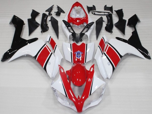 07-08 Weiß & Rot OEM Stil Glänzend R1 Motorrad Verkleidung