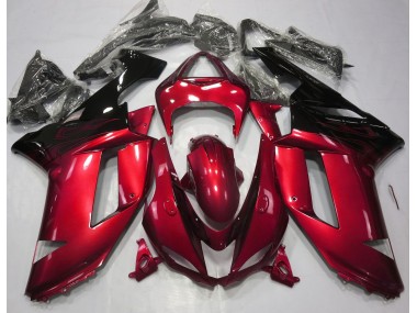 07-08 Rot & Schwarz Glänzend ZX6R Motorrad Verkleidung