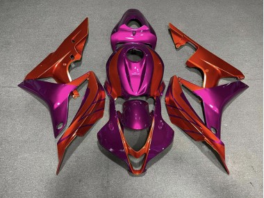 07-08 Rot & Violett CBR600RR Motorrad Verkleidung