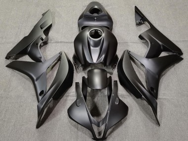 07-08 Schlichte Matt Schwarz CBR600RR Motorrad Verkleidung