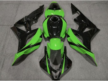 07-08 Schwarz Glänzend & Grün CBR600RR Motorrad Verkleidung