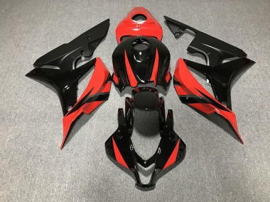 07-08 Schwarz Glänzend & Rot CBR600RR Motorrad Verkleidung