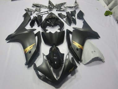 07-08 Schwarz & Gold R1 Motorrad Verkleidung
