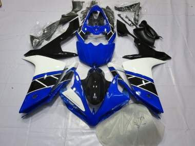 07-08 Schwarz Schwarz & Weiß R1 Motorrad Verkleidung